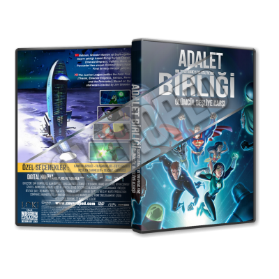 Adalet Birligi Ölümcül Beşliye Karşı - 2019 Türkçe Dvd Cover Tasarımı